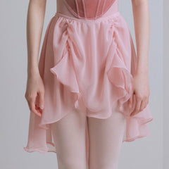 Danessa Velvet Bodice Chiffon Practice Skirt