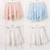 Embroidered Butterfly Dance Mesh Skirt
