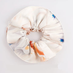 Faustine Satin Tie-Dye Hair Scrunchie