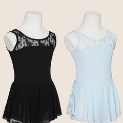 Starori Lace Mesh Wide Strap Leotard