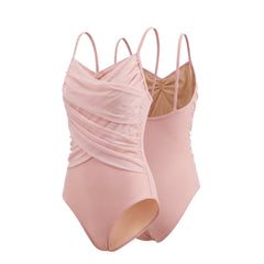 Poryavella Ruched Mesh Leotard