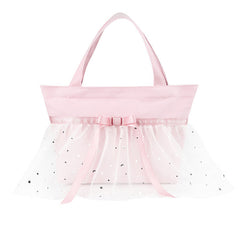 Havina Bow Tulle Canvas Dance Bag
