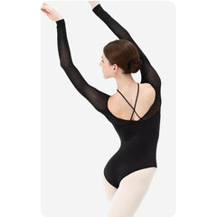 Odina Cross Strap Long Sleeve Bodysuit