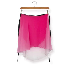Ballet Gauze Gradient Rose Red Skirt