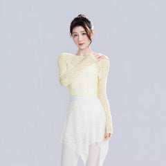 Norina Off-Shoulder Lace Long Sleeve
