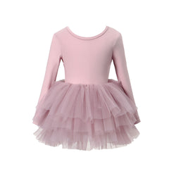 Bloomamira Rose Cloud Long Sleeve Dress