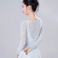 Kora Mesh Wrap Top