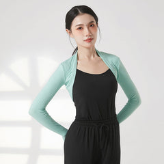 Cynavelle Ribbed Warm-Up Outerwear