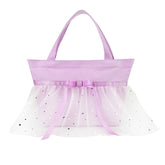 Havina Bow Tulle Canvas Dance Bag