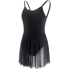 Isa High-Rise Chiffon Skirt Leotard
