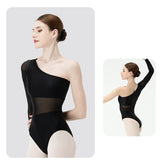 Sancia Asymmetrical Mesh One-Shoulder Bodysuit