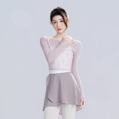 Norina Off-Shoulder Lace Long Sleeve