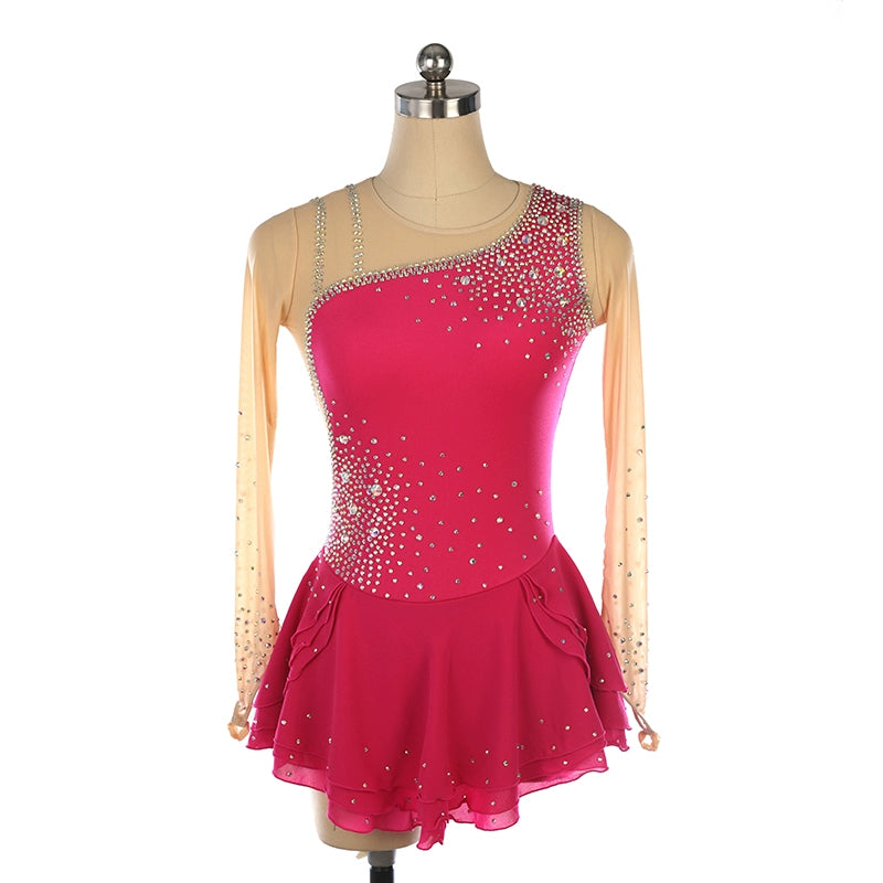 Cassara Girls Figure Skating Costume Free Movement Dance Solutions Cassara Girls Figure Skating Costume Free Movement Dance Solutions