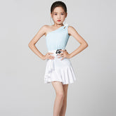 Sirela One-Shoulder Ruffle Skirt Dress