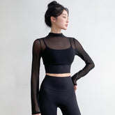 Dalia Mesh Long Sleeve Contour Top