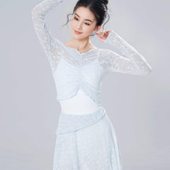 Kora Mesh Wrap Top