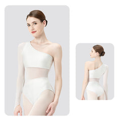 Sancia Asymmetrical Mesh One-Shoulder Bodysuit