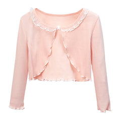Yexira Ruffle Knit Dance Outerwear