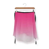 Ballet Gauze Gradient Rose Red Skirt