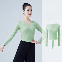 Olina Wrap Knit Practice Outerwear