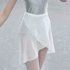 Carina Mesh Wrap Leotard with Skirt
