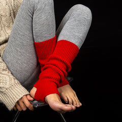 Gavellia Knit Warm-Up Leg Covers