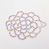 Xelavienne Rhinestone Floral Hair Clip