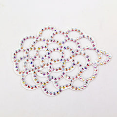 Xelavienne Rhinestone Floral Hair Clip