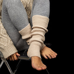 Gavellia Knit Warm-Up Leg Covers