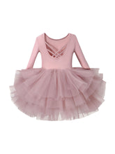 Bloomamira Rose Cloud Long Sleeve Dress