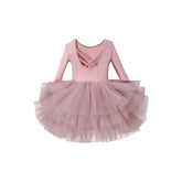 Bloomamira Rose Cloud Long Sleeve Dress