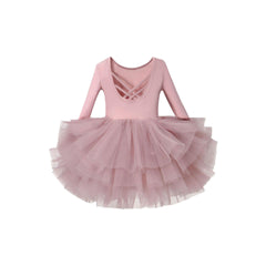 Bloomamira Rose Cloud Long Sleeve Dress