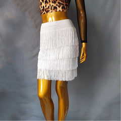 Celindra Four-Layer Fringe Skirt