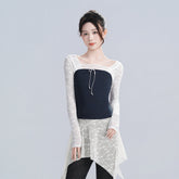 Gwyneira Lace Long Sleeve Training Top
