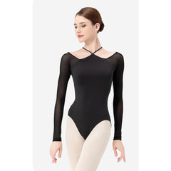 Odina Cross Strap Long Sleeve Bodysuit