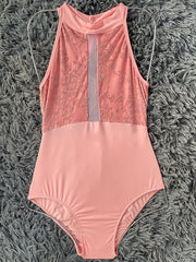 Ivara Halter-Neck Lace Leotard