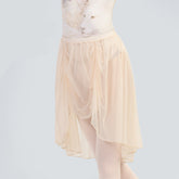 Nerita Soft Mesh Pleated Mid-Length Skirt