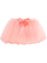 Rosorin Four-Layer Mesh Princess Skirt