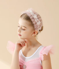 Belladore Lace Pearl Hair Headband