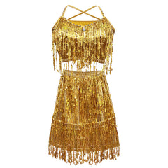 Xoravelle Sequin Fringe Set
