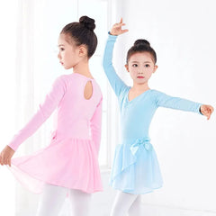 Girls' Chiffon Ballet Skirt with Cotton Lining
