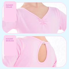 Petallique Chiffon with Cotton Lining Leotard