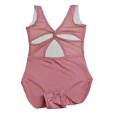 Mesh Splice Wrap Ballet Leotard