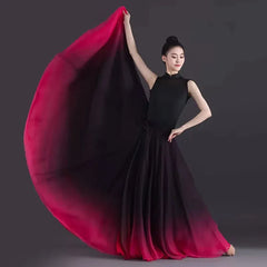 Cressida Polyester Classic Flowing Skirt