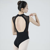 Tahlia High-Neck Sleeveless Training Leotard