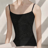 Coralyn Flocked Floral Camisole Leotard