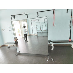 Shatterproof Framed Mirror on Wheels
