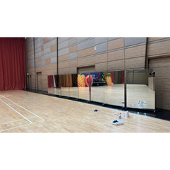 Shatterproof Frameless Mirror on Wheels