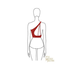 Couture Asymmetrical Crop Top