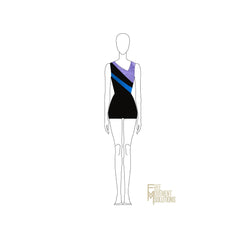 Couture Asymmetrical Short Biketard